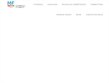 Tablet Screenshot of coach-martine-fustino.com